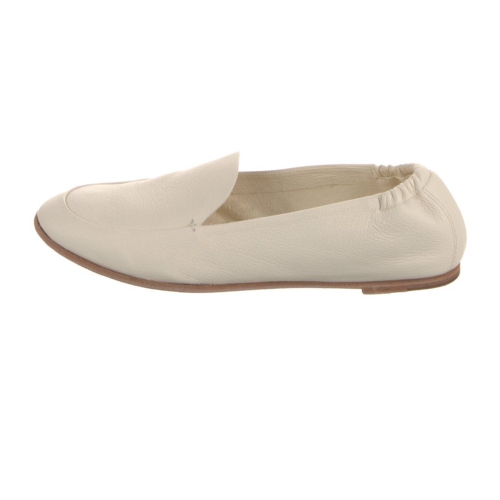 Pedro Garcia Cream Leather Loafers